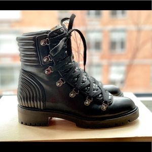 louboutin mad combat boot